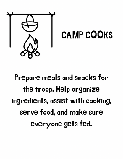 Camp Kapers Printable