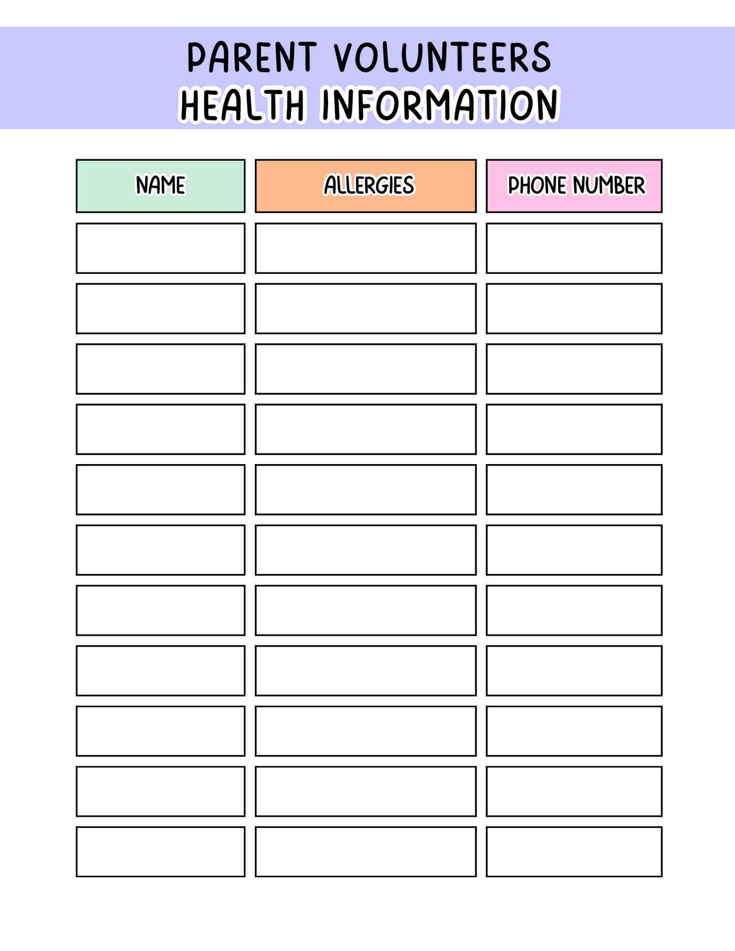 Troop Leader Planner