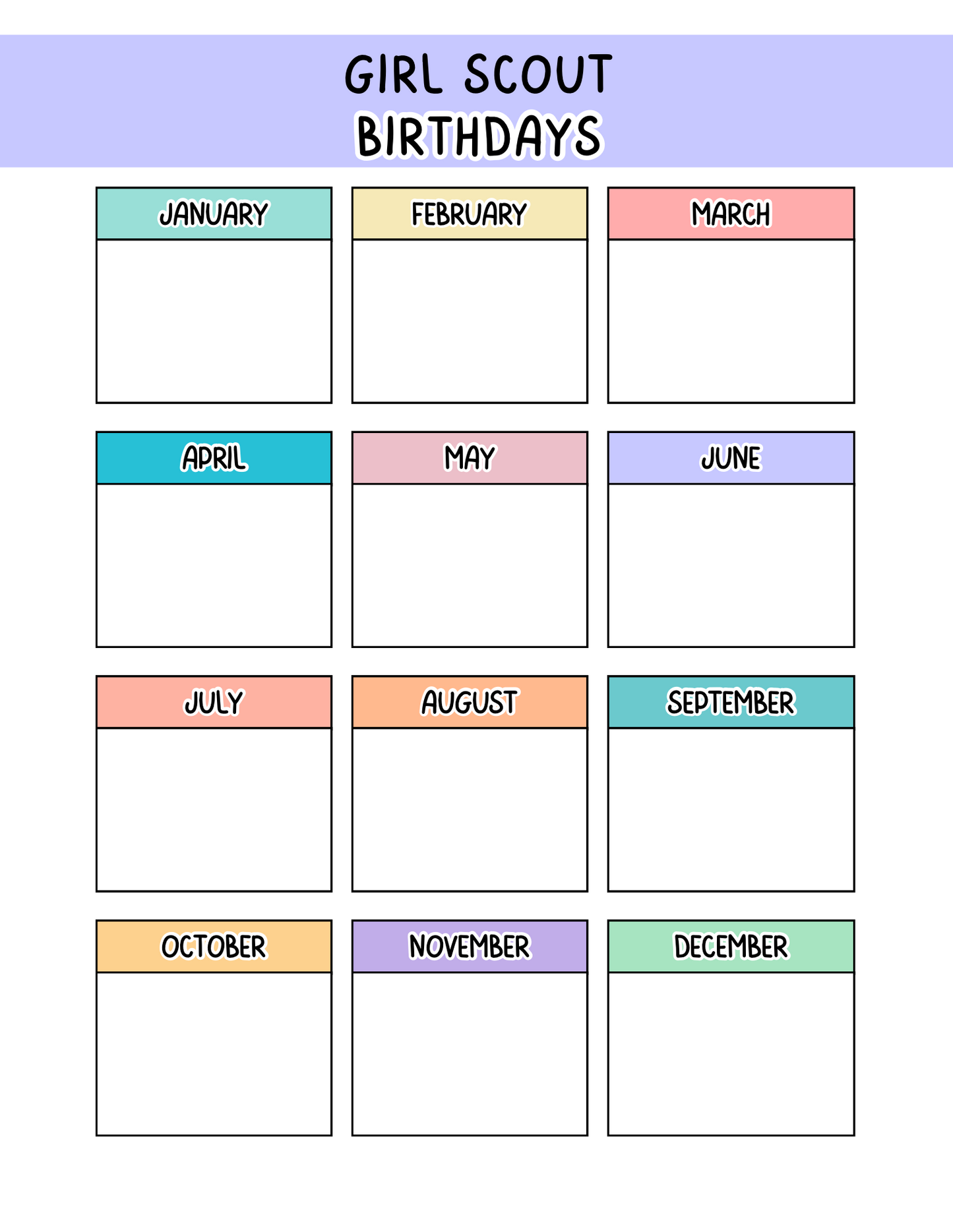 Troop Leader Planner