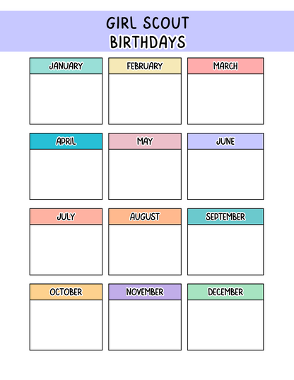 Troop Leader Planner