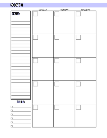 Troop Leader Planner